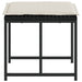 Tuinkrukken met kussens 4 st poly rattan zwart
