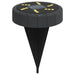 Grondlampen 12 st solar met grondpennen warmwit