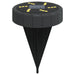 Grondlampen 12 st solar met grondpennen warmwit
