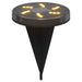 Grondlampen 12 st solar met grondpennen warmwit