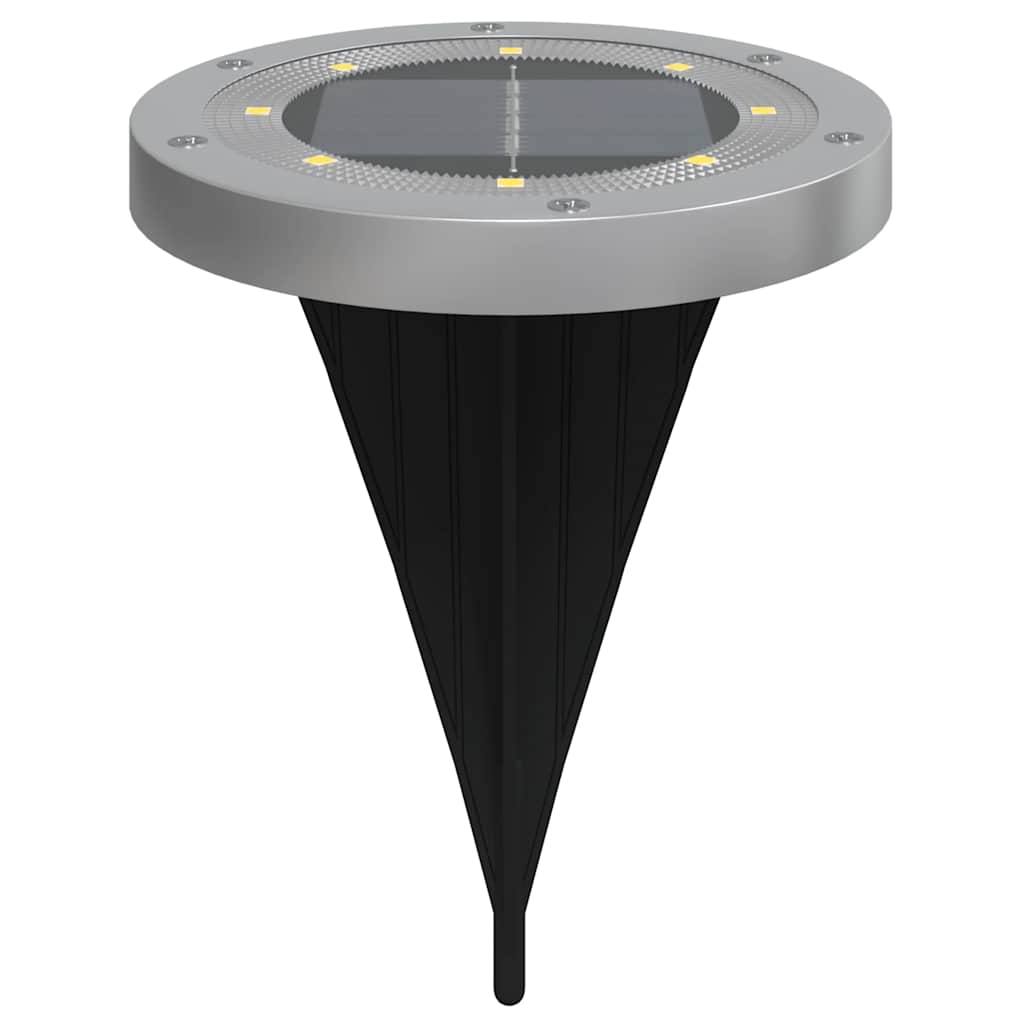 Grondlampen 4 st solar met grondpennen warmwit