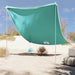 Strandluifel met zandankers 214x236 cm groen