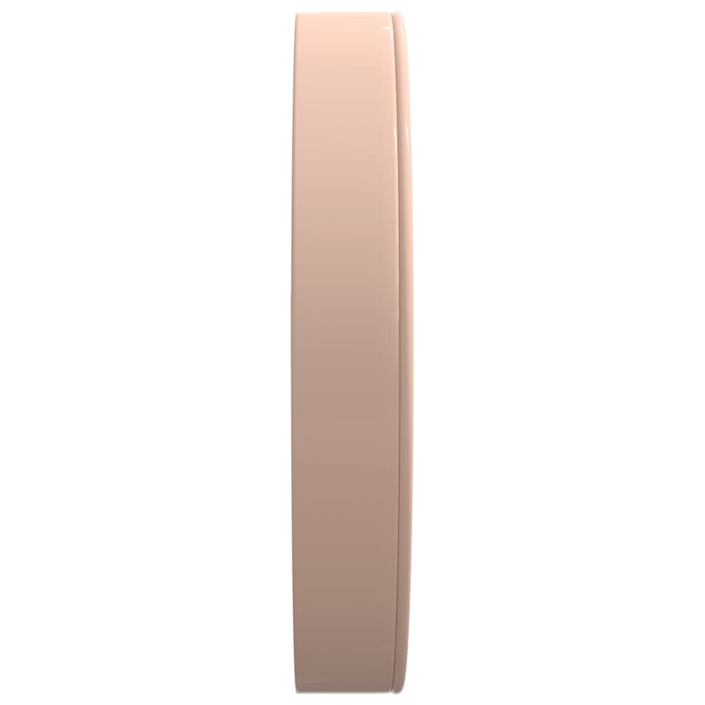 Wandklok Ø29,5 cm polystyreen en glas goudkleurig en wit