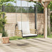 Schommelstoel met kussens 63x58x39 cm poly rattan en staal