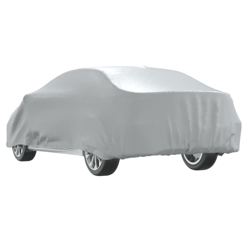 Autohoes voor sedan met gespriemen XXL volledig zilverkleurig