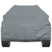 Autohoes voor SUV M nonwoven stof volledig grijs