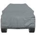 Autohoes voor SUV L nonwoven stof volledig grijs