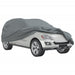 Autohoes voor SUV XL nonwoven stof volledig grijs