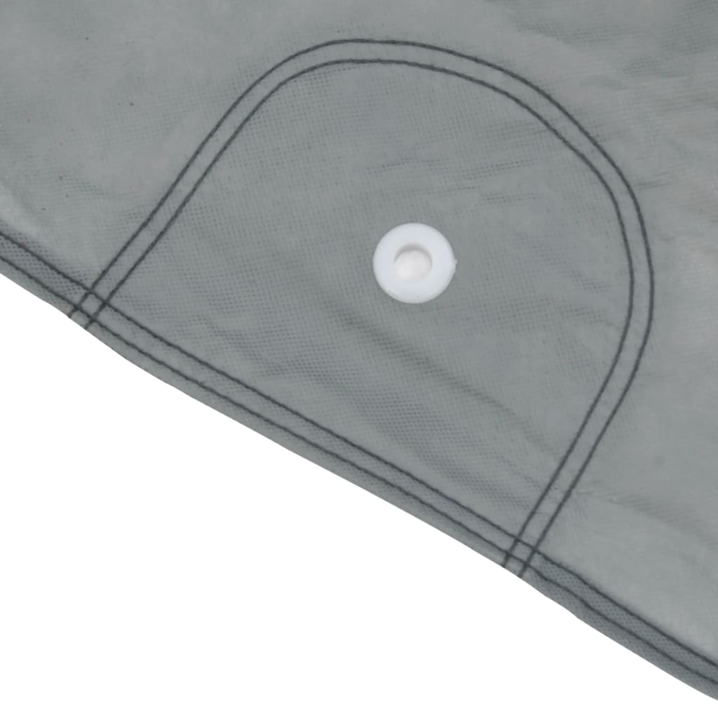 Autohoes voor SUV XL nonwoven stof volledig grijs