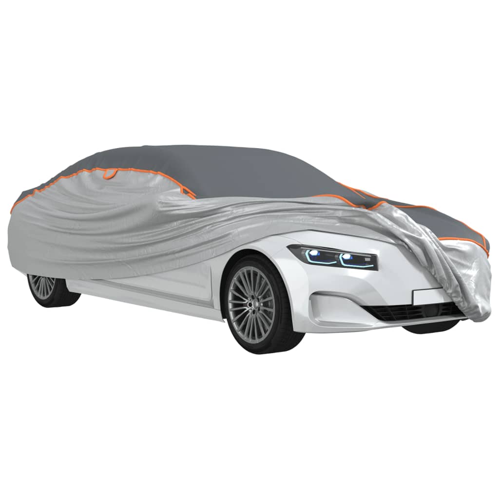 Autohoes voor sedan hagelbescherming M zilverkleurig en grijs