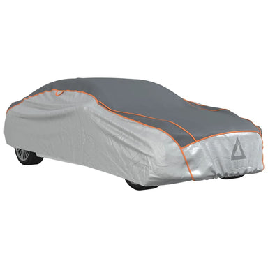 Autohoes voor sedan hagelbescherming XL zilverkleurig en grijs
