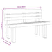 Tuinbankje 110x52x71 cm polypropeen antracietkleurig
