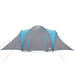 Koepeltent 6-persoons waterdicht blauw