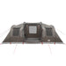 Tunneltent 4-persoons waterdicht bruin
