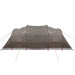 Tunneltent 4-persoons waterdicht bruin