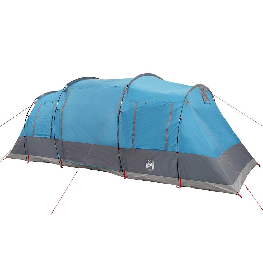Tunneltent 6-persoons waterdicht blauw
