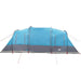 Tunneltent 6-persoons waterdicht blauw