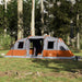 Tunneltent 6-persoons waterdicht grijs