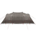 Tunneltent 6-persoons waterdicht bruin