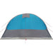 Tunneltent 5-persoons waterdicht blauw