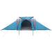 Koepeltent 6-persoons waterdicht blauw