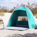 Strandtent 3-persoons waterdicht zeegroen