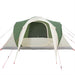 Koepeltent 6-persoons waterdicht groen
