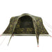 Koepeltent 6-persoons waterdicht camouflage
