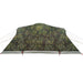 Koepeltent 6-persoons waterdicht camouflage
