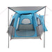 Autotent 4-persoons waterdicht blauw