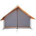 Tent 5-persoons waterdicht grijs en oranje