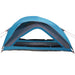 Tent 1-persoons waterdicht blauw