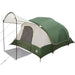 Tunneltent 8-persoons waterdicht groen