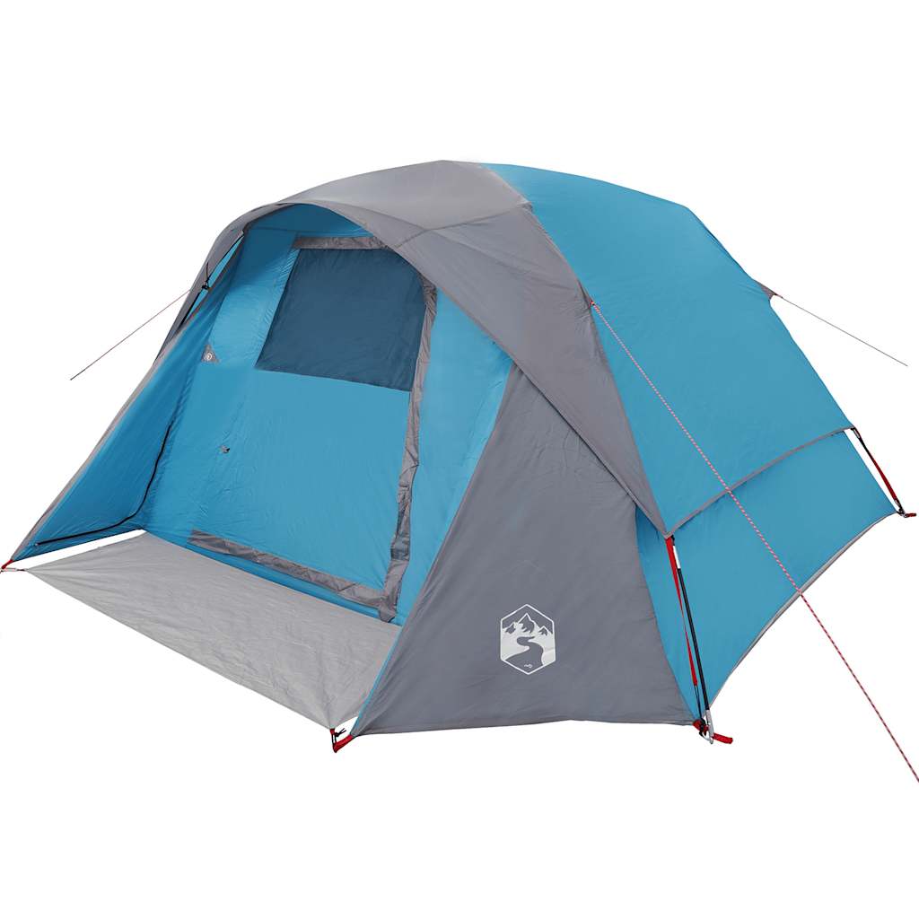 Tent 4-persoons waterdicht blauw