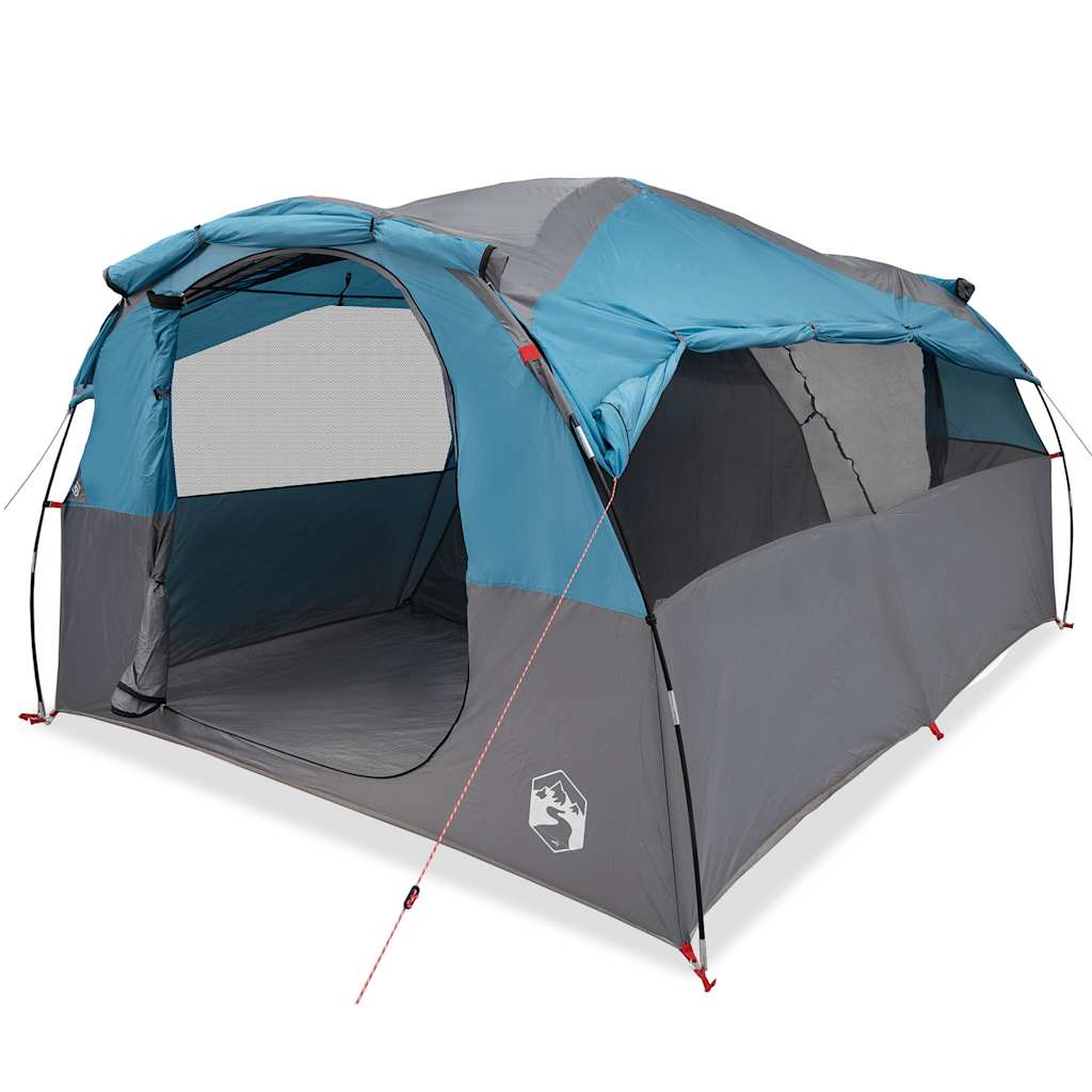 Tunneltent 6-persoons waterbestendig blauw