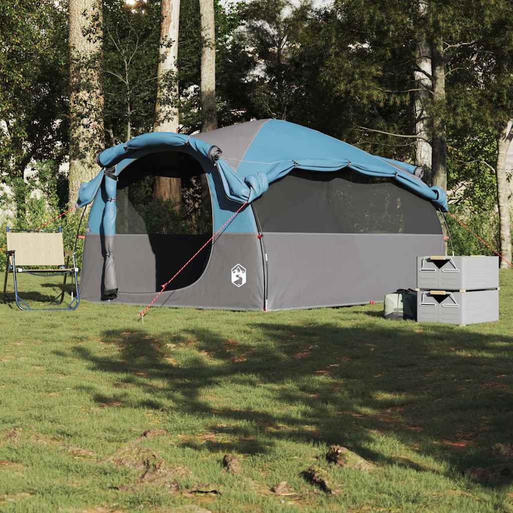Tunneltent 6-persoons waterbestendig blauw