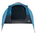 Tunneltent 6-persoons waterbestendig blauw