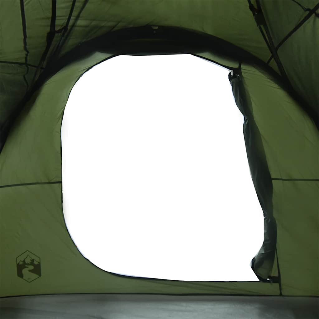Tunneltent 6-persoons waterbestendig olijfgroen