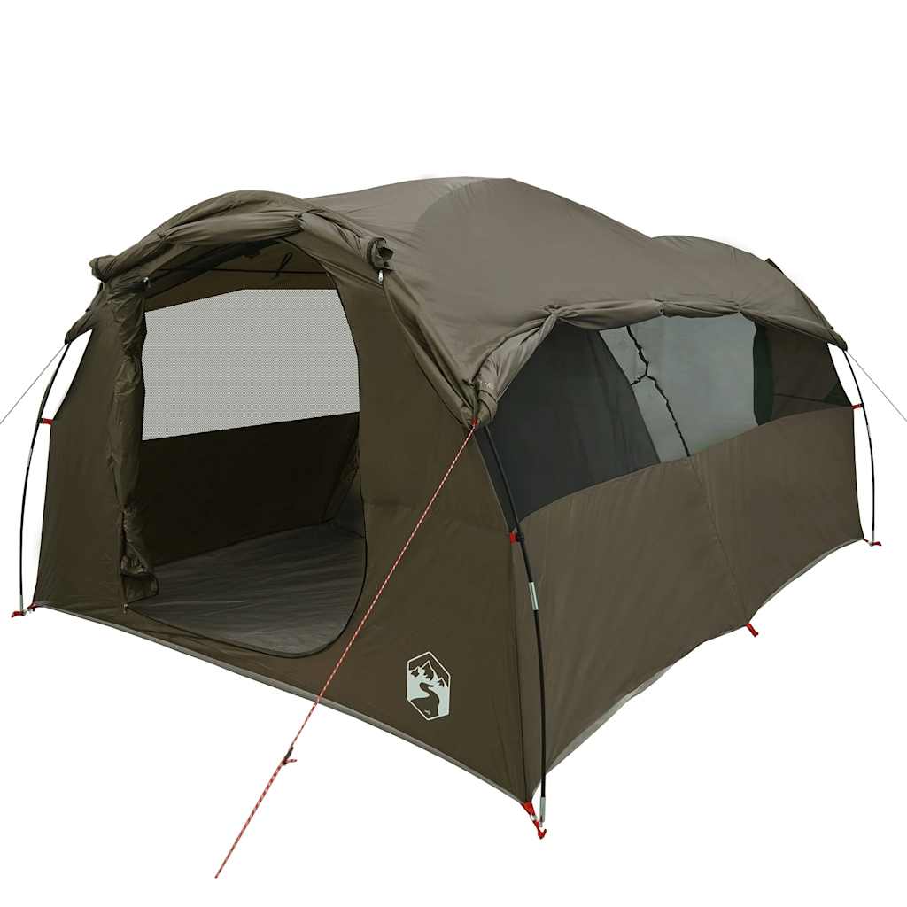 Tunneltent 6-persoons waterbestendig bruin
