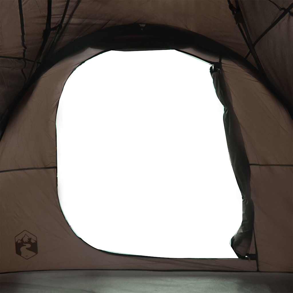 Tunneltent 6-persoons waterbestendig bruin