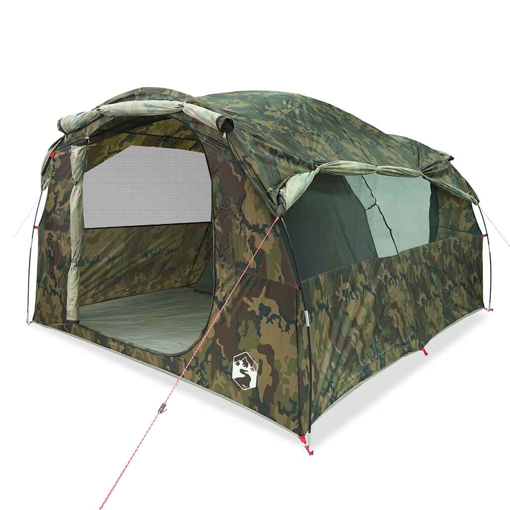 Tunneltent 6-persoons waterbestendig camouflage