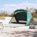 Strandtent 2-persoons zeegroen waterdicht