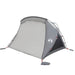 Strandtent 2-persoons waterdicht grijs