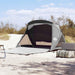 Strandtent 2-persoons waterdicht grijs