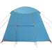 Kampeertent met verandakoepel 5-persoons waterdicht blauw