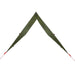 Kampeerluifel waterdicht 306x306 cm camouflage
