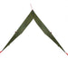 Kampeerluifel waterdicht 366x306 cm camouflage