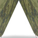 Kampeerluifel waterdicht 366x306 cm camouflage