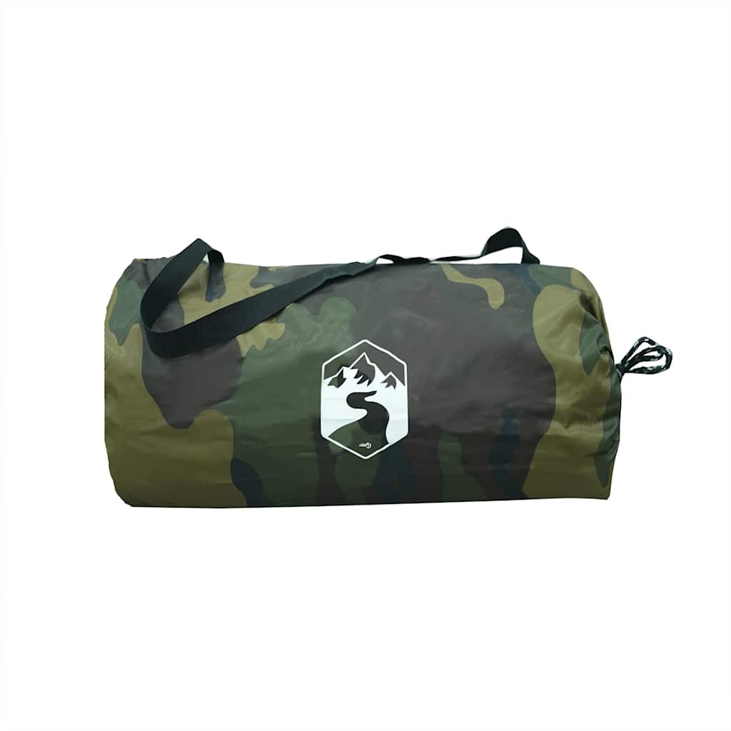Kampeerluifel waterdicht 366x306 cm camouflage