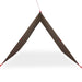 Kampeerluifel waterdicht 406x306 cm bruin